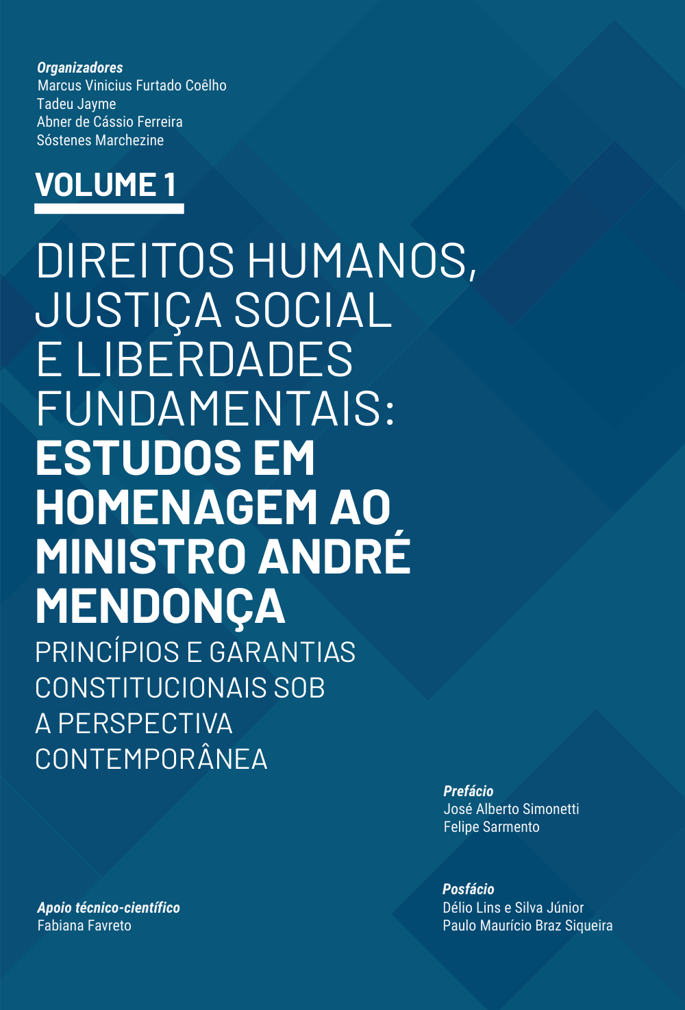 Capa original do volume 1: Princípios e garantias constitucionais sob a perspectiva contemporânea